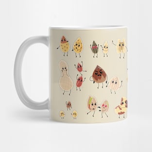 Funny Nuts Cartoon Mug